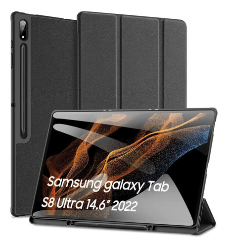 Funda Case Para Galaxy Tab S8 Ultra X900 X906 Con Pen Holder