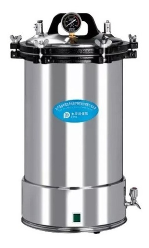 Autoclave Eléctrica Portátil Con Desagote 18 Litros