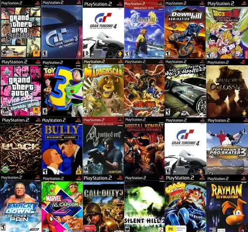 10 Jogos Diversos De Playstation 2 À Sua Escolha | MercadoLivre