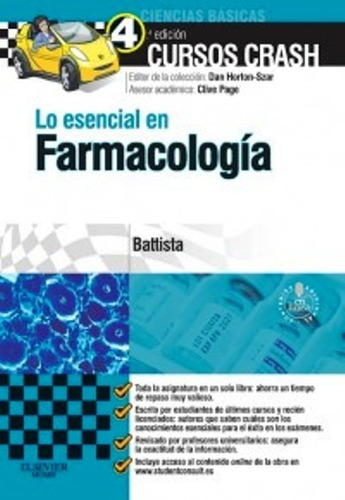 Lo Esencial En Farmacologia Curso Crash Battista - Elsevier