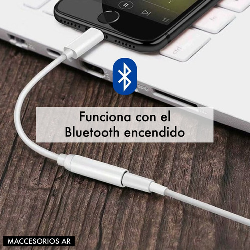Imagen 5 de 10 de Adaptador Auricular - Compatible iPhone Lightning 3.5mm Jack