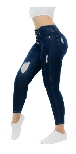 Jeans Dama Corte Colombiano Razgados Michaelo Jeans Ref6422