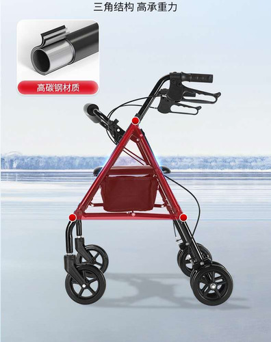 Andadera Ortopedica Aduito Asiento Silla Con Ruedas Yc9182