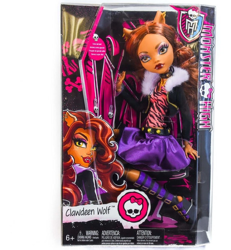 Doll Gigante Monster High 17-inch Clawdeen Wolf Doll -nova