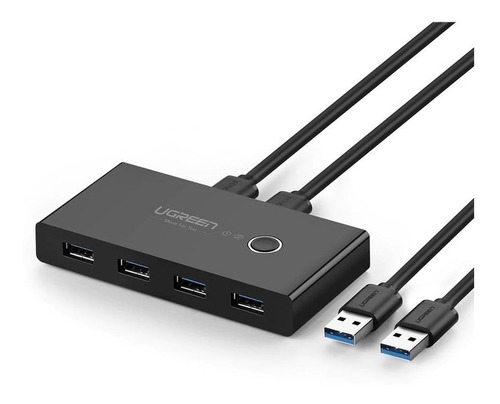 Hub Para Compartir 4 Usb3.0 En 2 Pc Ugreen