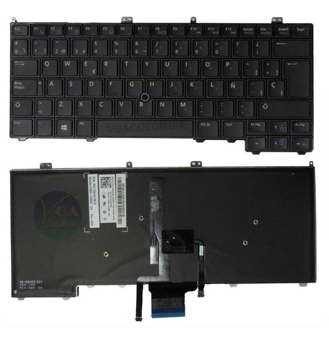 Teclado Dell Latitude E7440 E7420 E7240 Retroiluminado