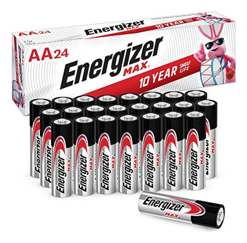 Baterías Energizer Aa, Batería Máxima Doble A Alcalina, 24 U