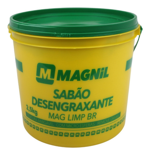 Sabão Desengraxante Remove Graxa Óleo Gordura Magnil 2,5 Kg 