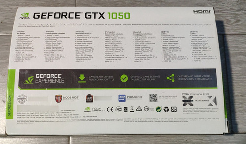 Tarjeta De Video Evga Geforce Gtx 1050 3gb Superclocked