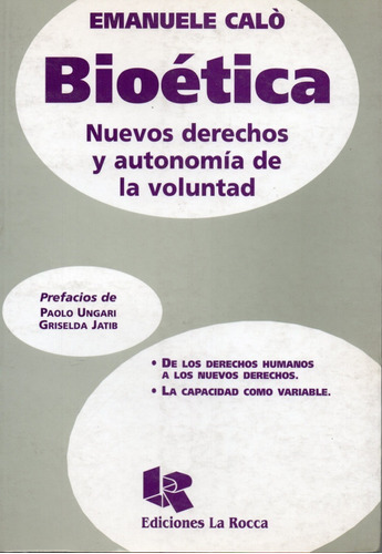 Biotica Nuevos Derechos Y Autonoma De La Voluntad Ursino.25