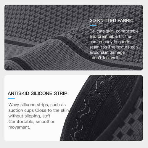 Rodillera Kneepads Con Diseño De Silicona Para Actividades