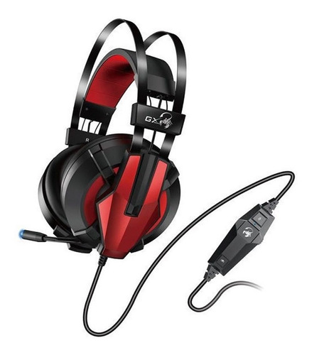Imagen 2 de 5 de Auricular Gx Genius Hs-g710v Gaming Usb 7.1 Vibracion