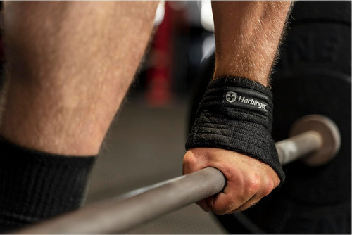 Correas P/ Levantamiento Figure 8 Lifting Straps Harbinger Color Negro Talla S