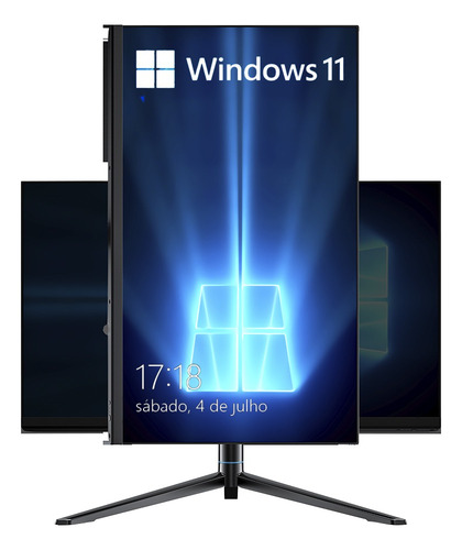 Computador All In One Intel Celero Ram 8g Ssd 512g Windows11 Cor Prateado/preto