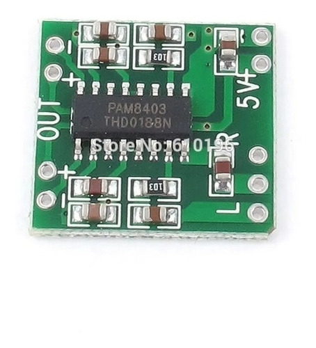 Kit 10 Placas Mini Amplificador Digital 3w+3w Pam8403