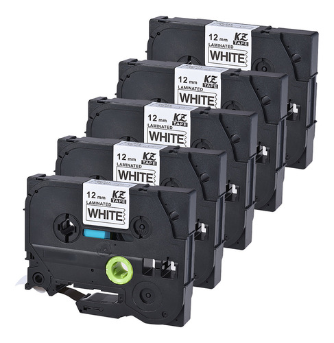 Cinta Adhesiva Brother Label, 5 Unidades, Etiquetas P-touch,