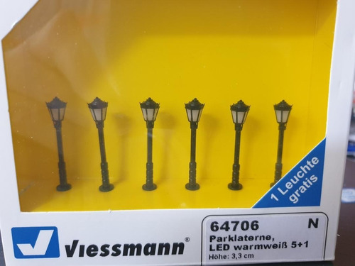 Luces Para Maquetas Escala N Viessmann 64706 Set De 6