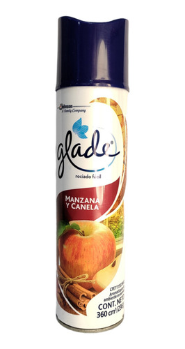 Aromatizante Glade Aerosol Manzana Y Canela 360 Ml