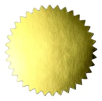 Comprar Stickers Dorado Para Sello De Alto Relieve Marca Decoración 