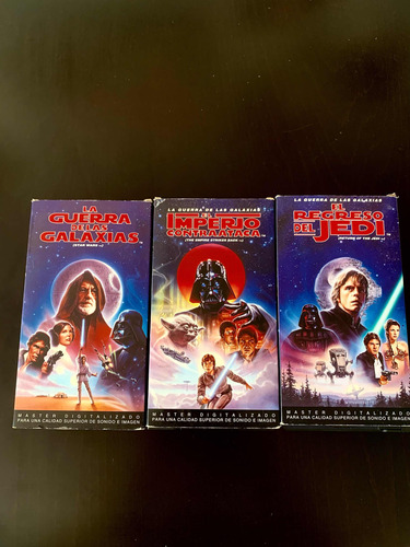 Star Wars: Trilogía Original Vhs (edición Especial 1997)