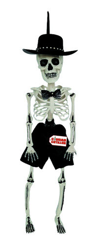 Esqueleto Gorro Huesos 41x11x10cm Terror Halloween - Cc