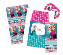 Comprar Kit Imprimible Frozen Invitaciones Candy Bar Sorpreseros