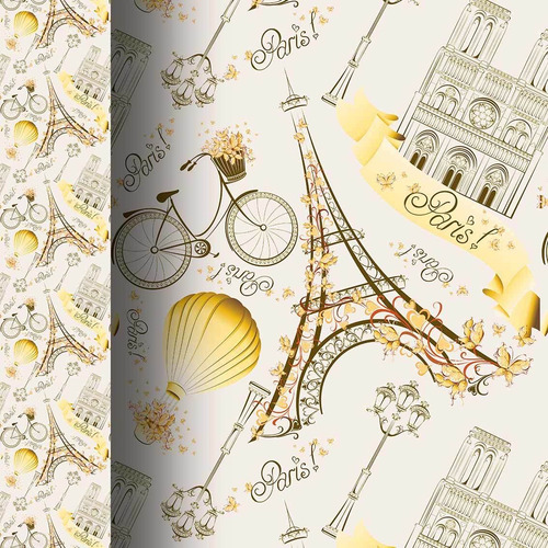 Papel De Parede Adesivo Paris Amarelo Quarto Sala Box Lojas