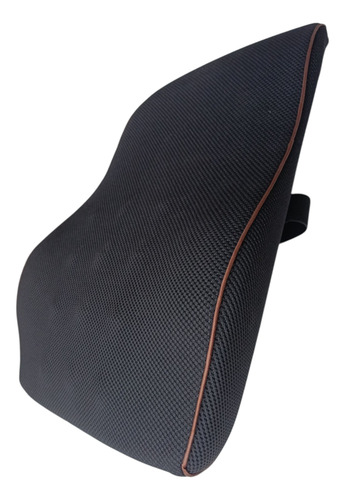 Respaldar Cojin Lumbar Viscoelastico C/ Gel 3d + Funda Negra