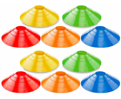 Imagen 1 de 3 de Cono Lenteja Entrenamiento Drb® Set 10 Unidades