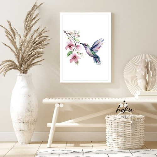 Imagen 1 de 1 de Cuadro Colibrí - 20x30 Cm