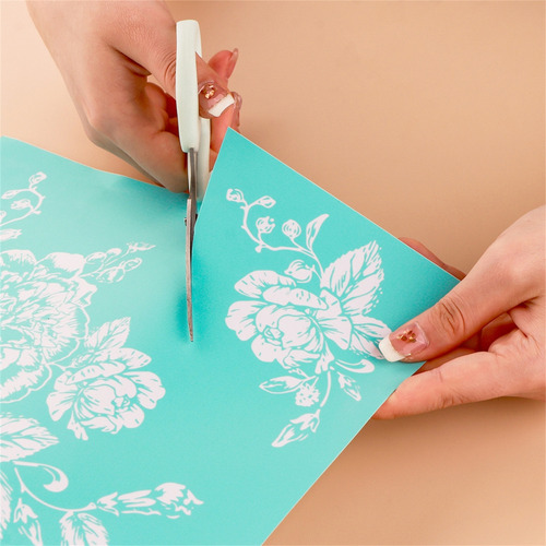 Plantilla Serigrafiada Para Números Reutilizables En Forma D