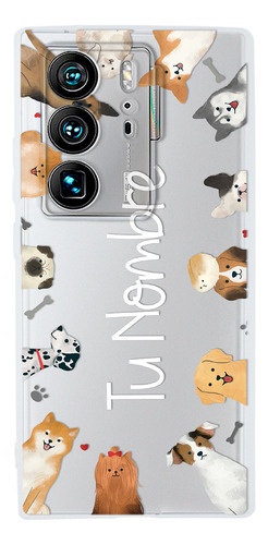 Funda Para Zte Para Mujer Razas Perritos Personalizada