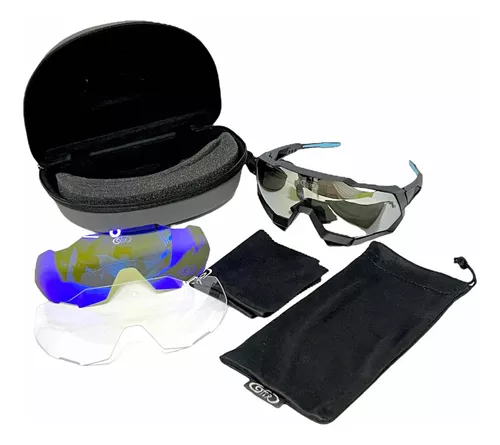 Gafas Ciclismo con 2 Lentes Intercambiables UV400 Gafas Deportivas