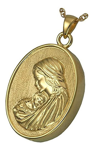 Memorial Gallery 3181gp Motherly Love 14k Goldsterling Chapa