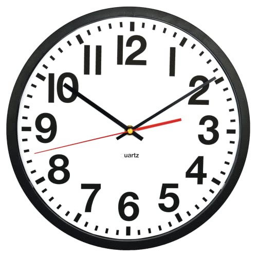 Tc6236rf Reloj De Pared Comercial Contemporáneo Marco ...