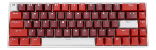 Teclado Mecánico Con Cable De 68 Teclas, 60 Por Ciento De Te