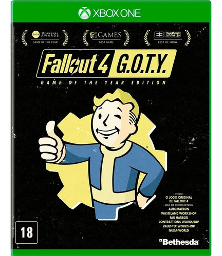 Jogo Fallout 4 Game Of The Year - Xbox One - Mídia Física