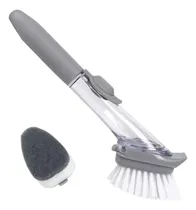 Comprar Cepillo Limpiador De Cocina Lavaplatos Dispenser Detergente