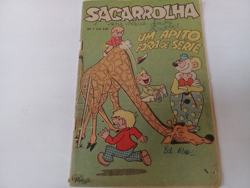Hq Sacarrolha Palhaço Primaggio Editora Rge 1973 No Estado