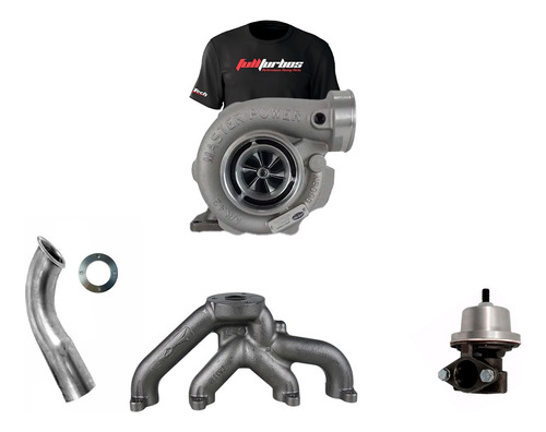 Kit Turbo Parcial Vw Ap C/ Turbina Mp Apl R4449 .63 Puls.