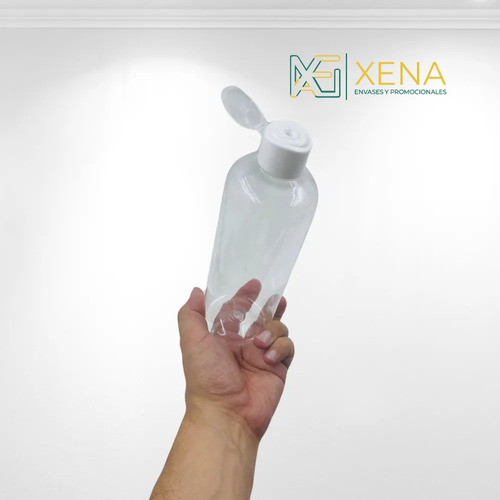 Envases Botellas De Plastico 500 Ml Con Tapa Flip Top X 15