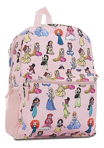 Mochilas Disney  Mochila Con Estampado Integral De Princesas