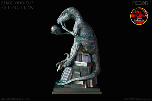 Rebor Oddities Extinction Renaissance Bronze Velociraptor