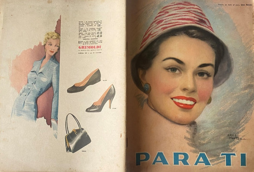 Para Ti Revista, Moda Estilo Mujer, 1955, Nº 1725, Ez5