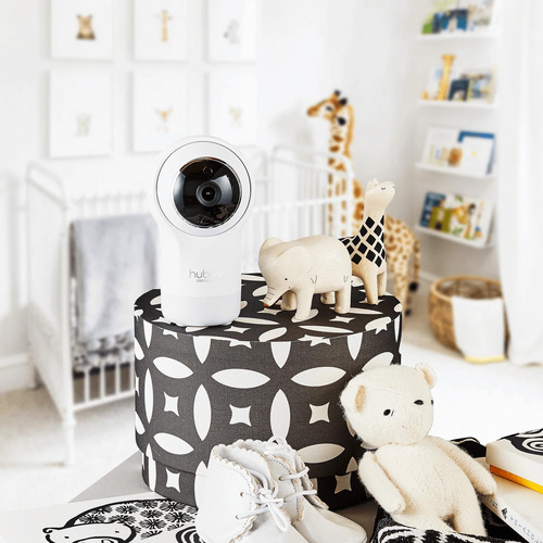 Babá Eletrônica Hubble Connected Nursery Pal Glow Com App+nf Cor Branco 110v