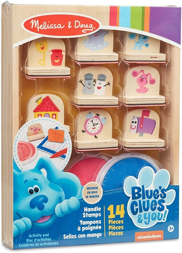 Blues Clues And You Wooden Handle Stamps Activity