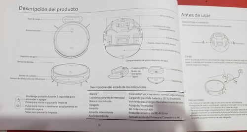 Aspiradora Robot Negra Xiaomi 220v Negro (Usado)