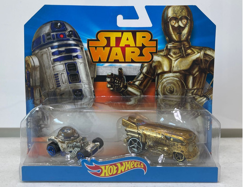 Hot Wheels Star Wars R2 D2 C 3po 1/64 Mattel 2014 2
