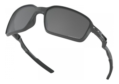 Óculos de sol polarizados Oakley Siphon Standard armação de o matter cor scenic grey, lente black de plutonite prizm, haste scenic grey de o matter - OO9429