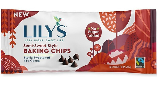 Lily´s Chispas De Chocolate Sin Azúcar  45% Cocoa 255g Se